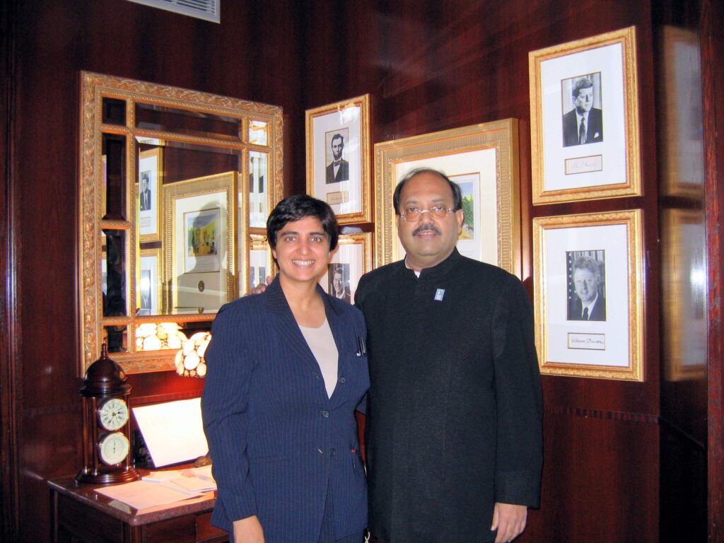 With Late Mr. Amar Singh, Member Rajya Sabha